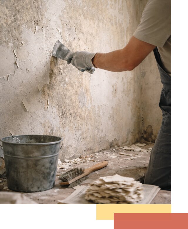 Удаление старой краски со стен в Иваново качественно и быстро