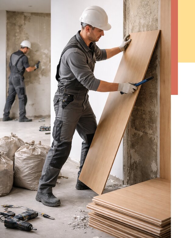 Демонтаж стеновых панелей в Иваново от 3616 руб. за м² быстро и недорого | ОТДЕЛОЧНИК-Внв