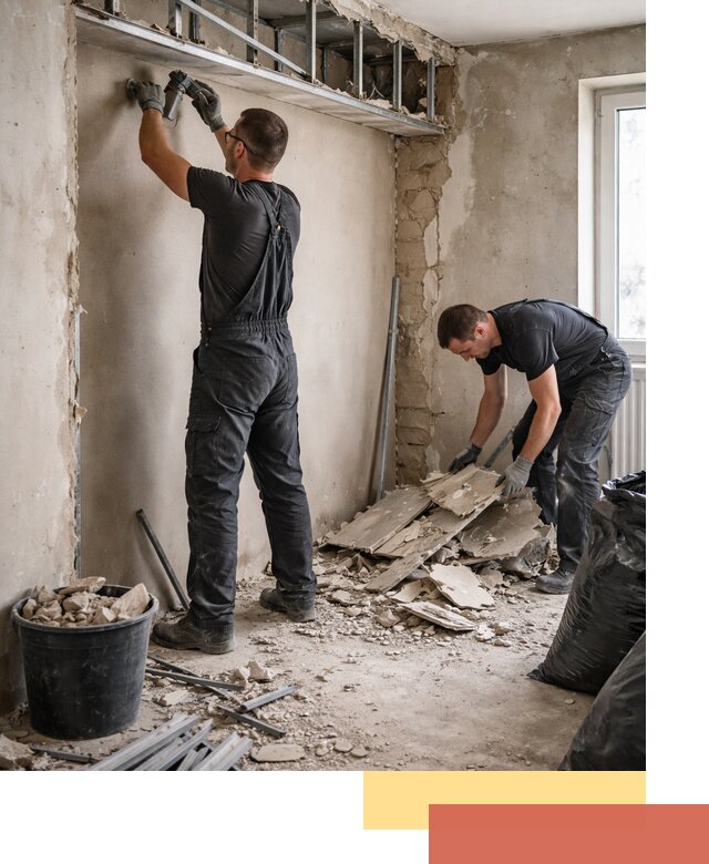 Демонтаж короба из гипсокартона в Иваново быстро и аккуратно