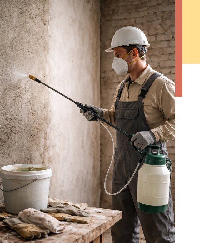 Антисептическая обработка стен в Иваново от 1240 руб. — быстро и недорого | ОТДЕЛОЧНИК-Внв