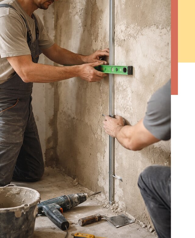 Установка штукатурных маяков в Иваново от 7232 руб. — быстро и недорого | ОТДЕЛОЧНИК-Внв