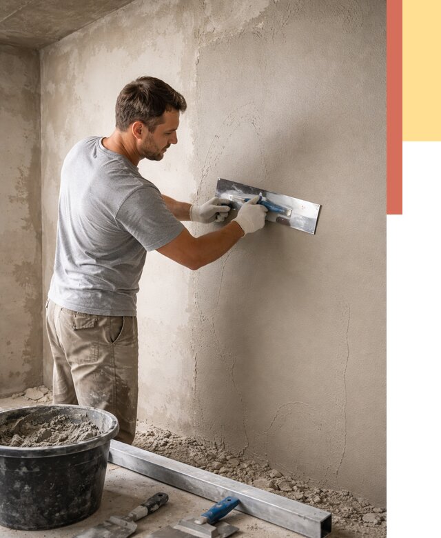 Штукатурка стен без маяков в Иваново от 7439 руб/м2 — услуги и цена | ОТДЕЛОЧНИК-Внв