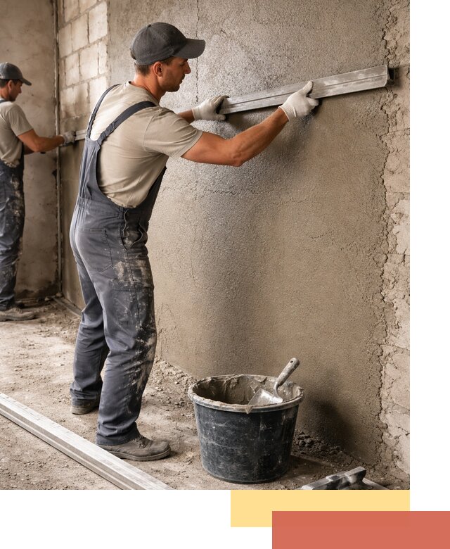 Штукатурка стен цементно-песчаная в Иваново профессионально