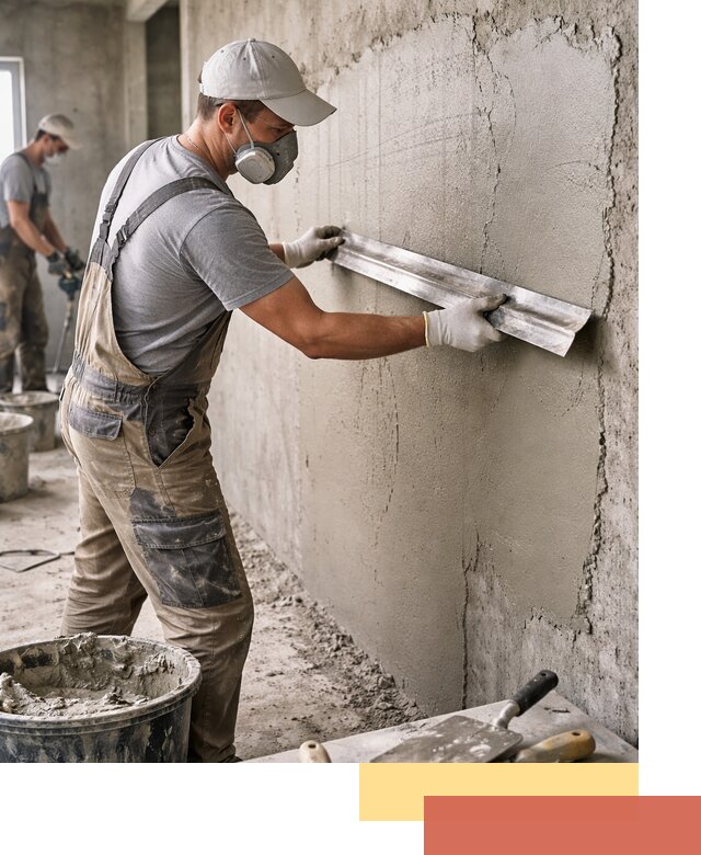 Штукатурка бетонных стен в Иваново качественно и долговечно