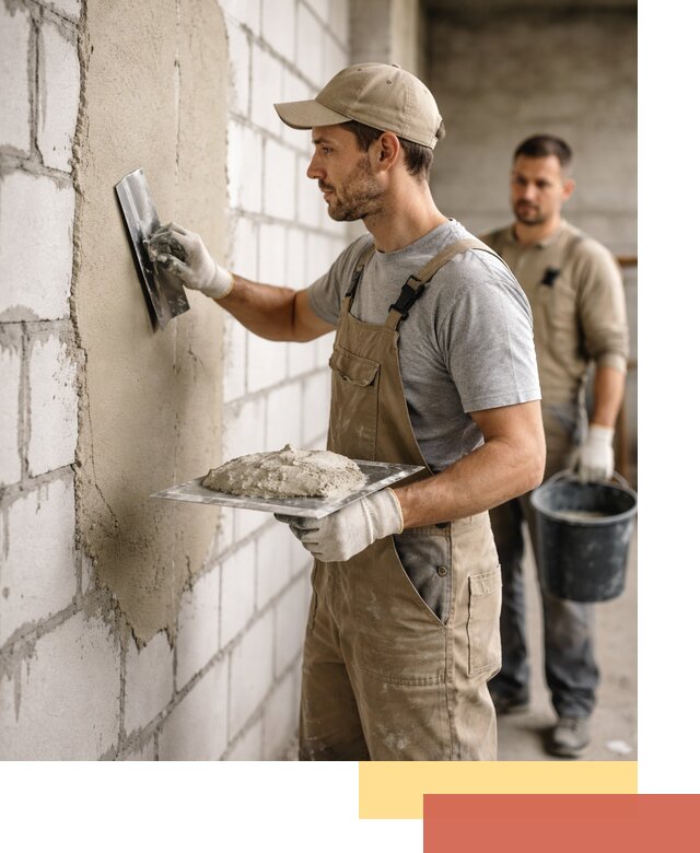 Штукатурка стен из газобетона в Иваново под ключ