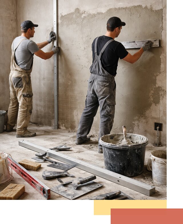 Профессиональная штукатурка стен под плитку в Иваново