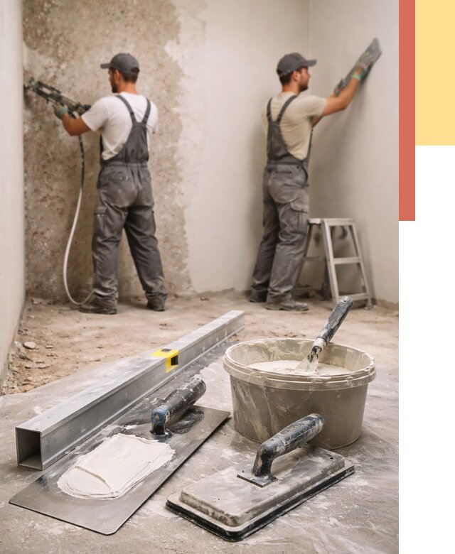 Штукатурка стен под обои в Иваново от 4649 руб./м2 — выравнивание под обои | ОТДЕЛОЧНИК-Внв