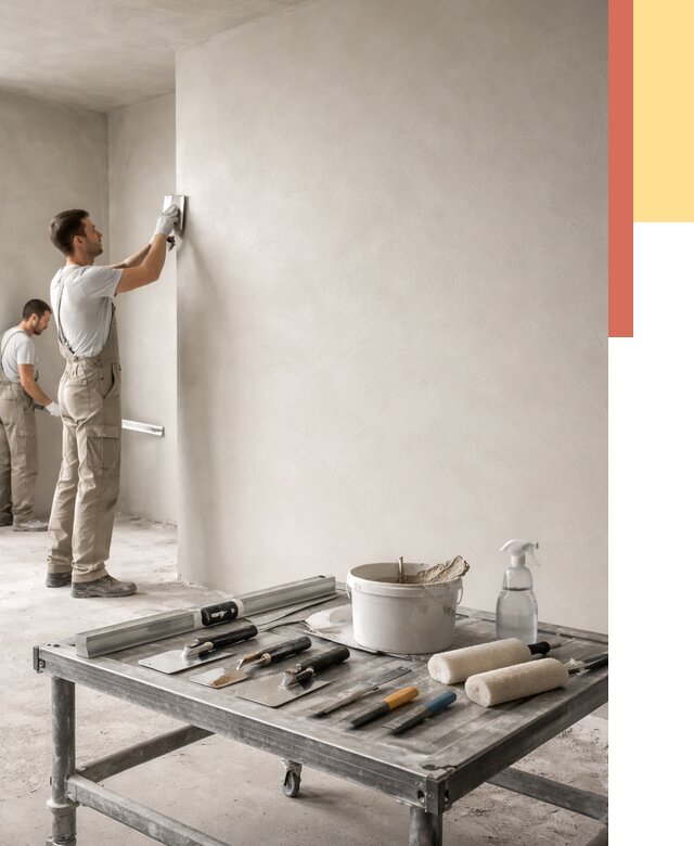 Штукатурка стен под покраску в Иваново от 4649 руб./м² — качественно и недорого | ОТДЕЛОЧНИК-Внв