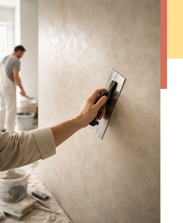 Венецианская штукатурка в Иваново от 3616 руб/м² — нанесение стен под ключ | ОТДЕЛОЧНИК-Внв