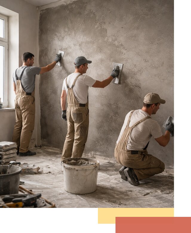 Декоративная штукатурка под бетон в Иваново для стен и потолков