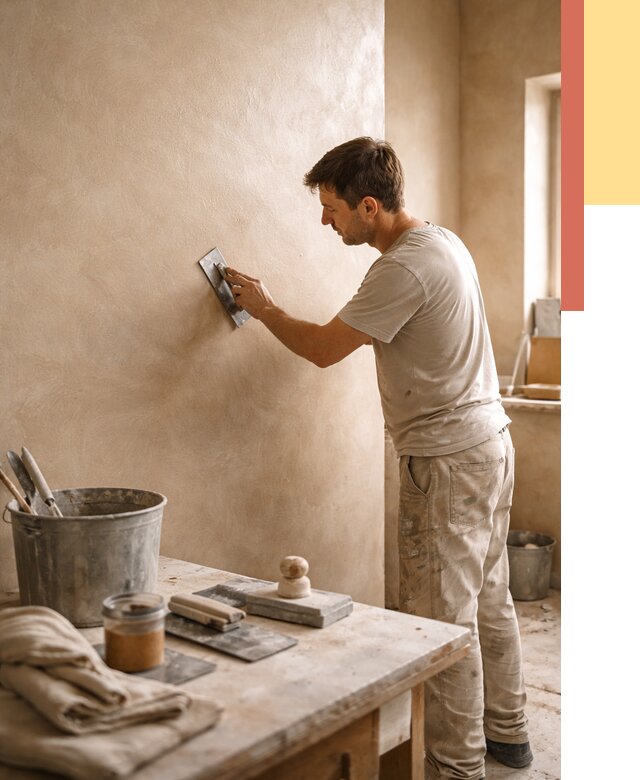 Марокканская штукатурка таделакт в Иваново под ключ от 4339 руб. | ОТДЕЛОЧНИК-Внв