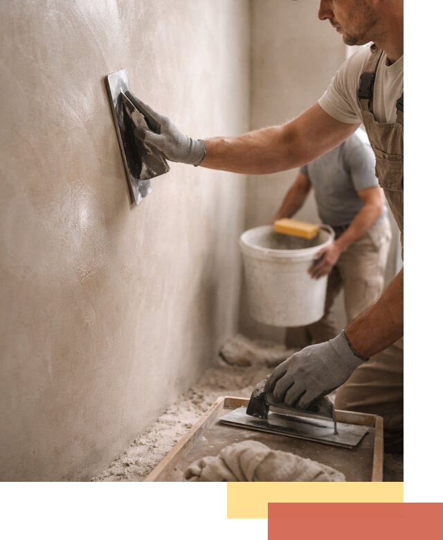 Нанесение марокканской штукатурки таделакт в Иваново