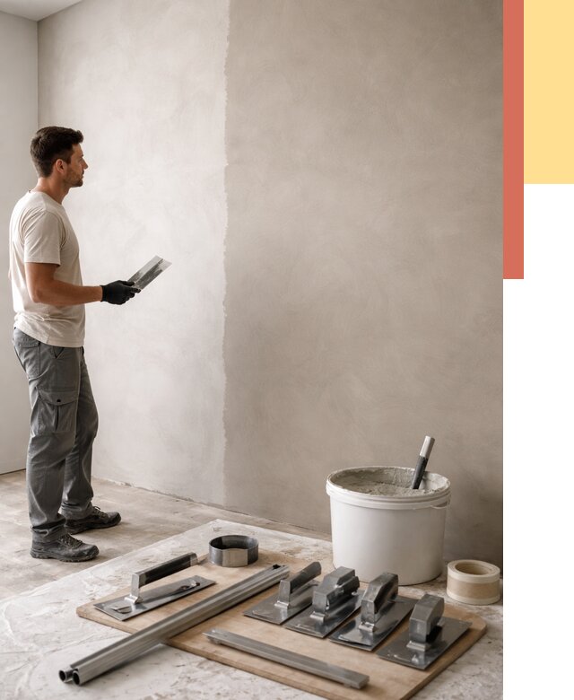 Нанесение микроцемента на стены в Иваново от 3306 руб./м2 под ключ | ОТДЕЛОЧНИК-Внв