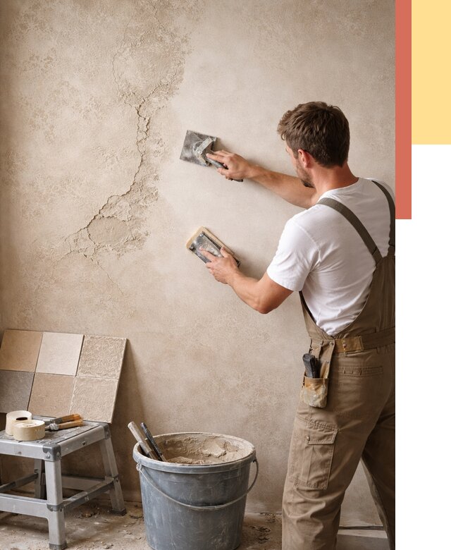 Ремонт декоративной штукатурки в Иваново от 4649 руб. под ключ | ОТДЕЛОЧНИК-Внв