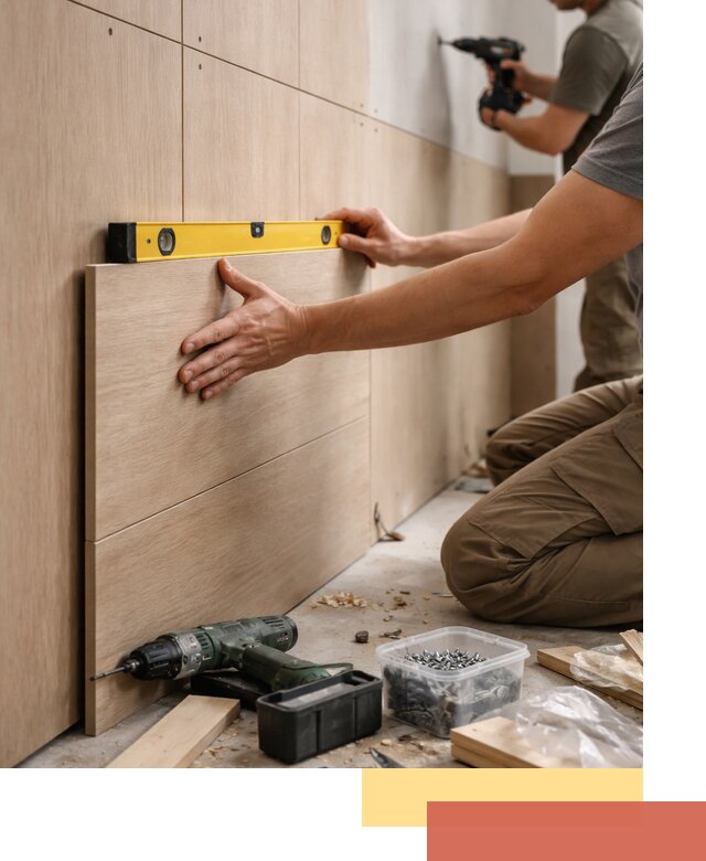 Профессиональный монтаж МДФ панелей на стены в Иваново