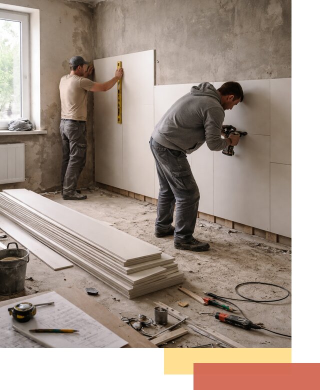 Монтаж ПВХ панелей на стены в Иваново качественно и быстро