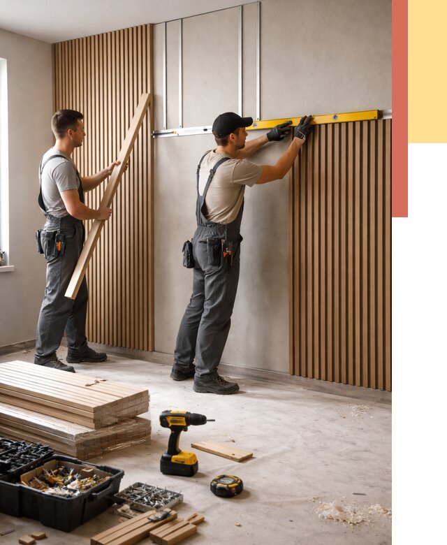 Монтаж реечных панелей на стены в Иваново от 1240 руб. — быстро и недорого | ОТДЕЛОЧНИК-Внв