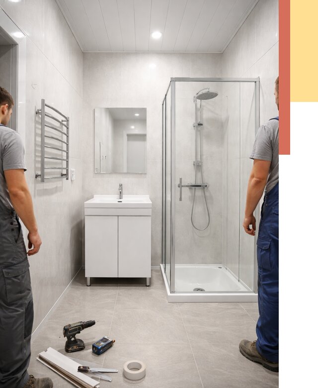 Отделка ванной комнаты панелями ПВХ в Иваново от 4649 руб. за м2 | ОТДЕЛОЧНИК-Внв