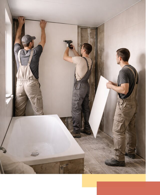 Отделка ванной панели ПВХ профессионально в Иваново