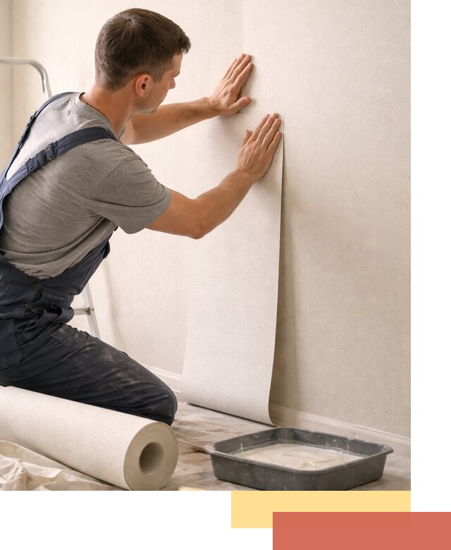 Поклейка флизелиновых обоев в Иваново качественно и быстро