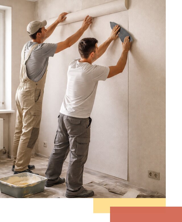 Поклейка виниловых обоев в Иваново профессионально и качественно