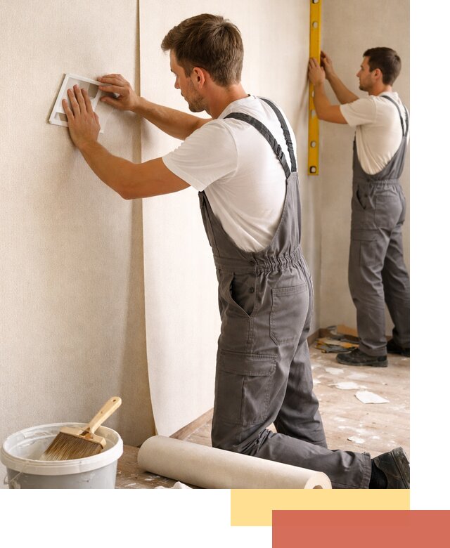 Поклейка бумажных обоев в Иваново качественно и недорого