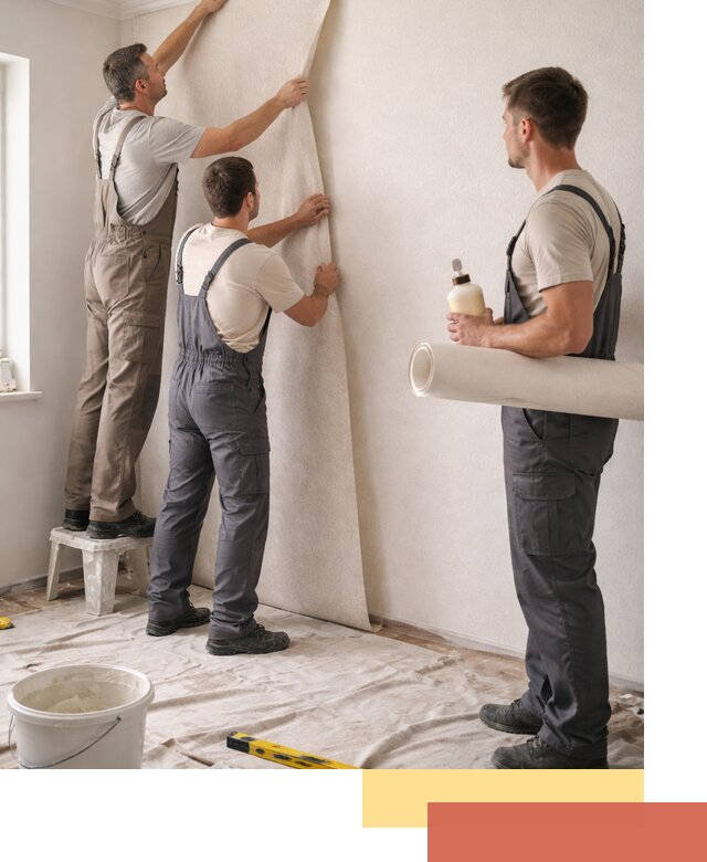 Оклейка стен обоями в Иваново — качественно и профессионально