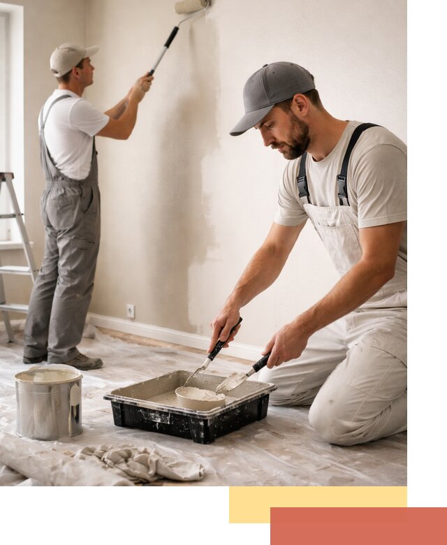 Покраска стен в квартире в Иваново — профессионально и аккуратно