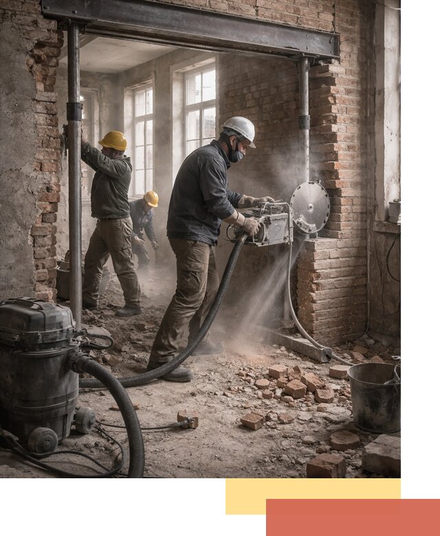 Прорезка проема в стене под дверной или оконный проем в Иваново