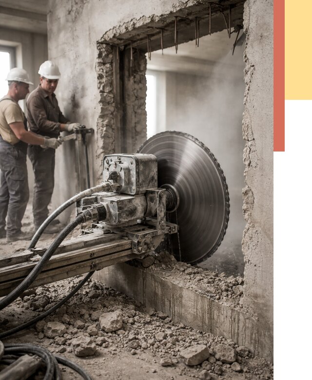 Алмазная резка проемов в Иваново от 4649 руб. быстро и недорого | ОТДЕЛОЧНИК-Внв