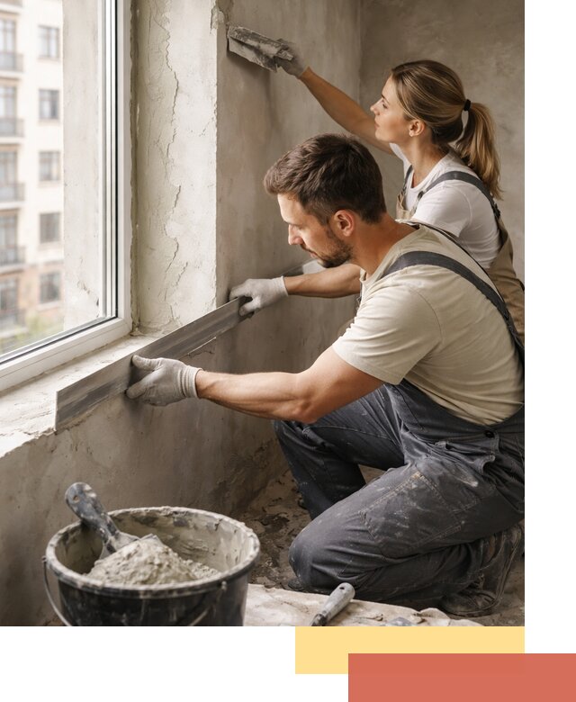 Штукатурка откосов дверей и окон профессионально в Иваново