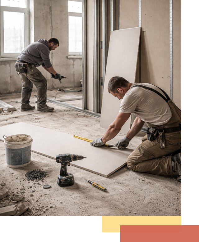 Кладка перегородок из ПГП под ключ в Иваново