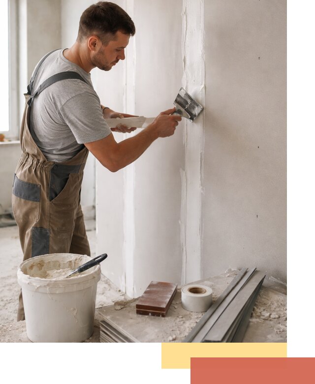 Шпаклевка перегородок из гипсокартона в Иваново качественно и быстро