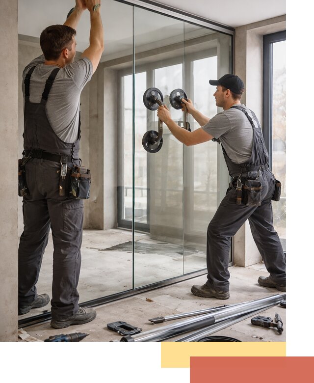 Цельностеклянные перегородки под ключ в Иваново