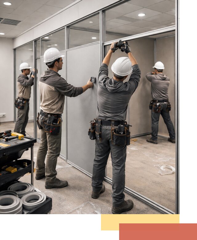 Мобильные офисные перегородки под ключ в Иваново