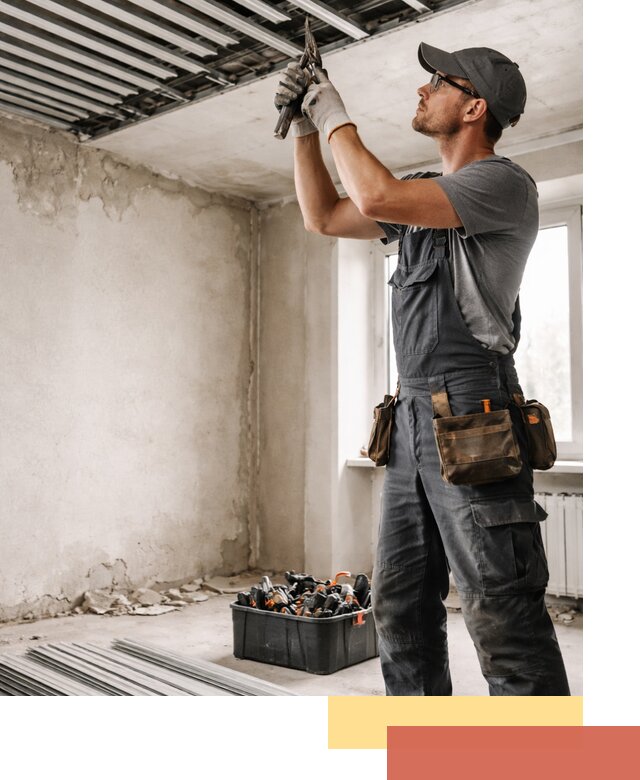 Демонтаж реечного потолка в Иваново быстро и аккуратно