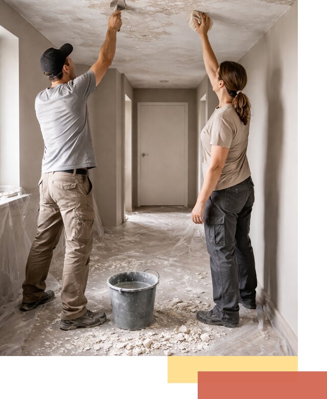 Удаление побелки с потолка в Иваново — быстро и аккуратно