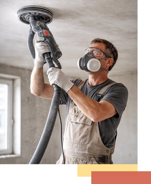 Шлифовка потолка в Иваново — качественная подготовка под отделку