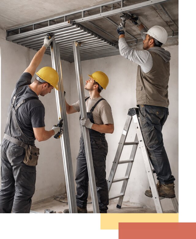 Монтаж реечного потолка под ключ в Иваново