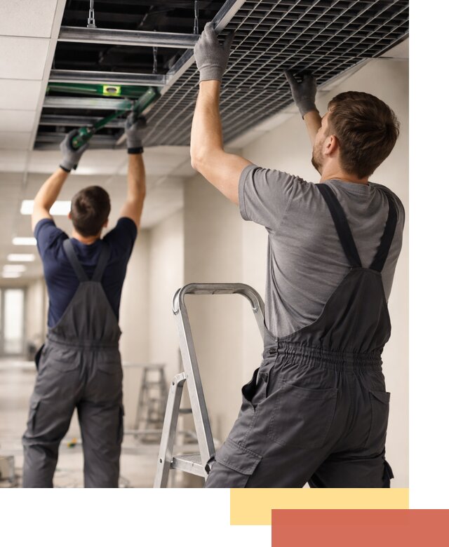 Монтаж потолка Грильято в Иваново: установка под ключ качественно