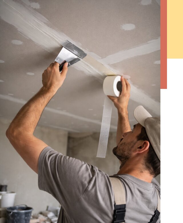 Обработка швов потолка ГКЛ в Иваново от 7749 руб. под ключ | ОТДЕЛОЧНИК-Внв