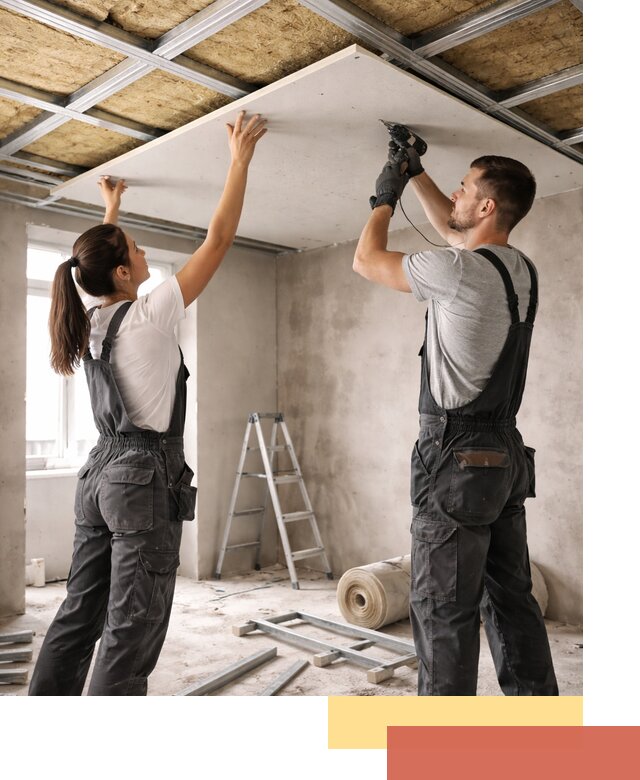 Звукоизоляция потолка из ГКЛ в Иваново профессионально и надежно