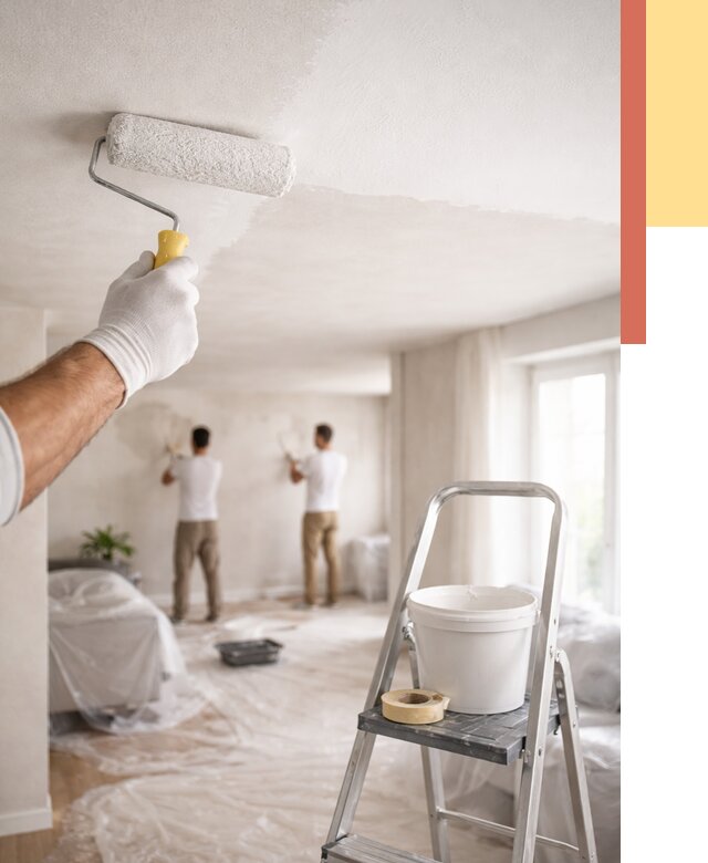 Покраска потолка акриловой краской в Иваново от 2583 руб. | ОТДЕЛОЧНИК-Внв