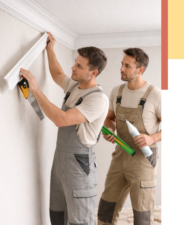 Монтаж потолочного плинтуса в Иваново от 2376 руб. — быстро и недорого | ОТДЕЛОЧНИК-Внв