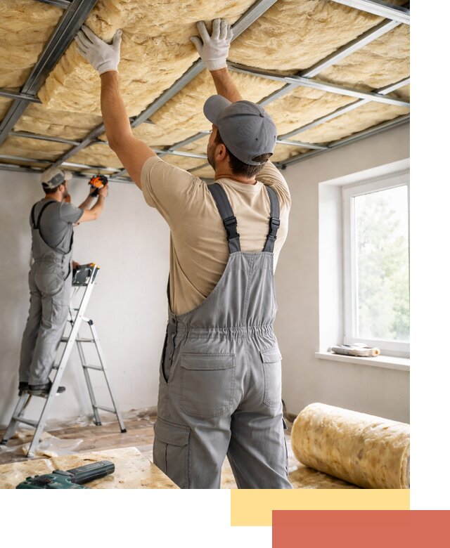 Утепление потолка под ключ в Иваново качественно и быстро