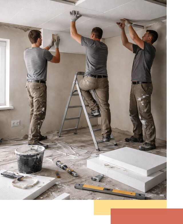 Утепление потолка пенопластом в Иваново быстро и качественно